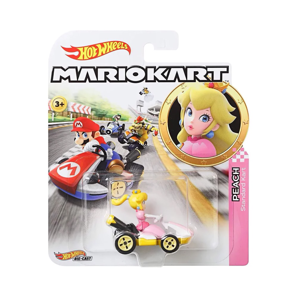 Mattel Games Hot Wheels Mario Kart Peach