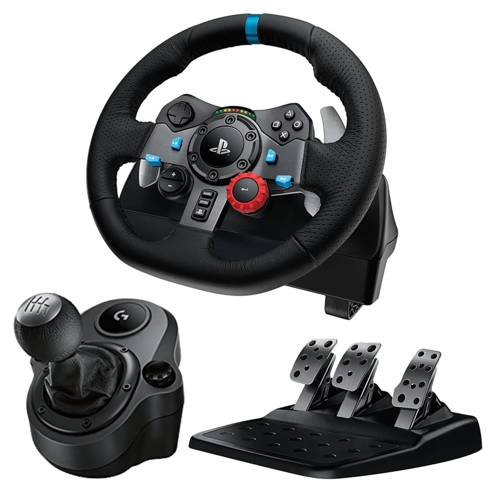 Logitech G29 Driving Force Racing Wheel for PS5, PS4, PC + Logitech Driving  Forc 97855112781