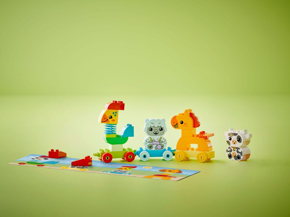 Animal best sale train duplo