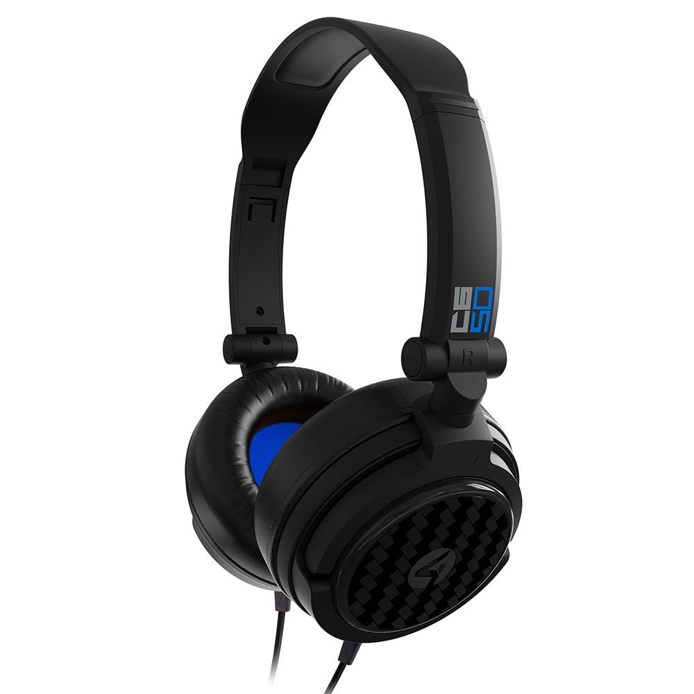 4Gamers C6 50 Universal Wired Gaming Headset Black Blue