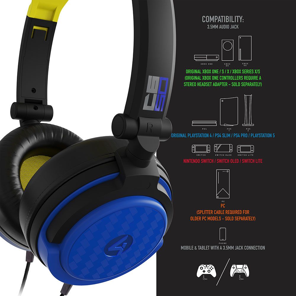 Yellow 2025 ps4 headset