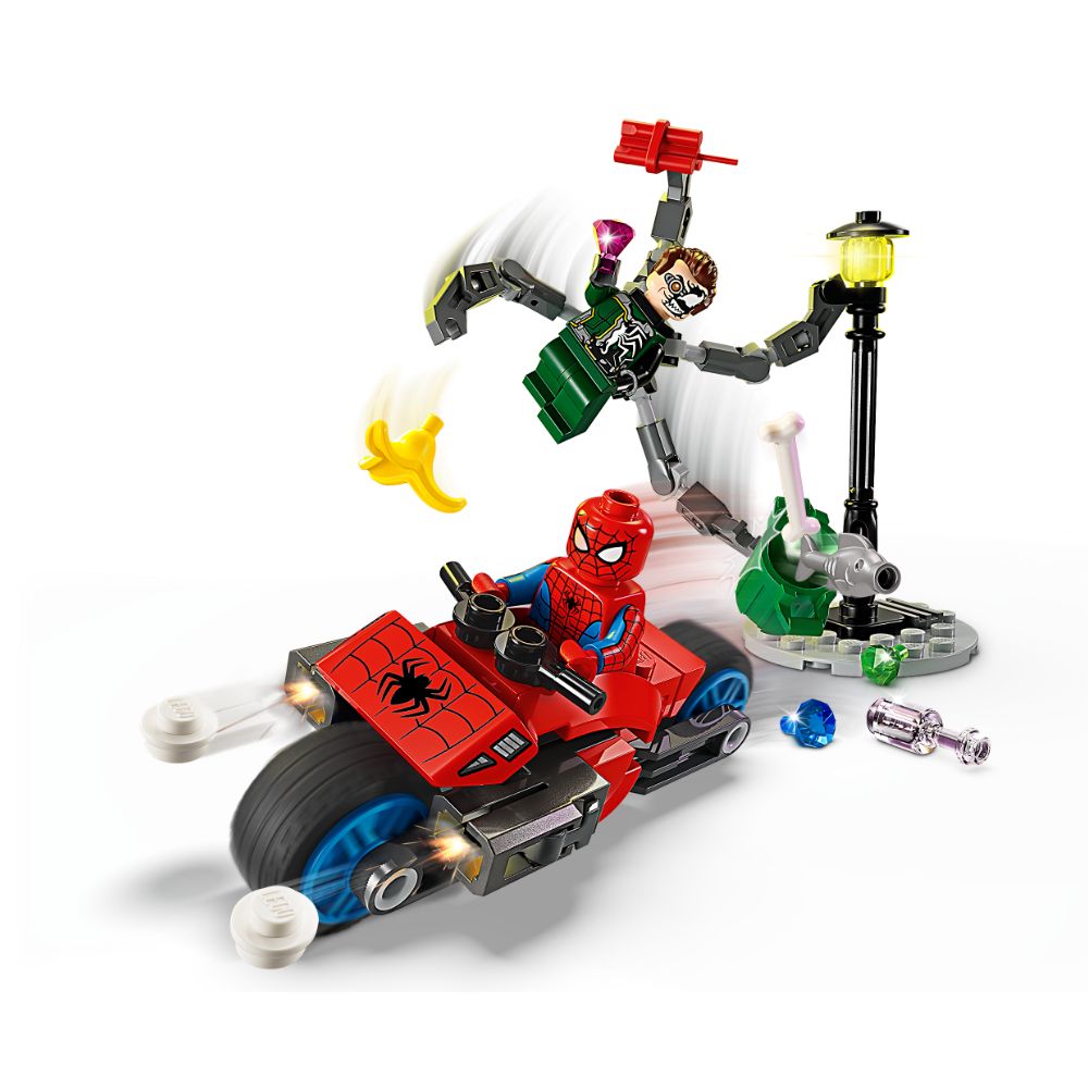 LEGO Marvel Super Heroes Motorcycle Chase Spider Man vs. Doc Ock