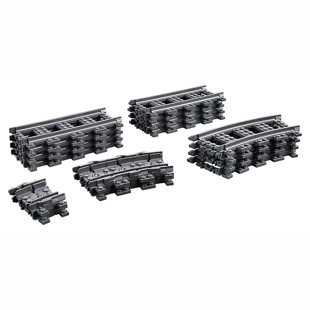 Lego city trains 2025 tracks 60205