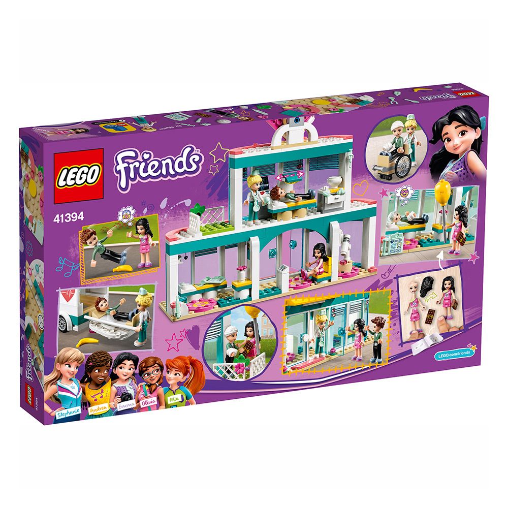 Lego friends heartlake city hospital clearance 41394 doctor toy building kit