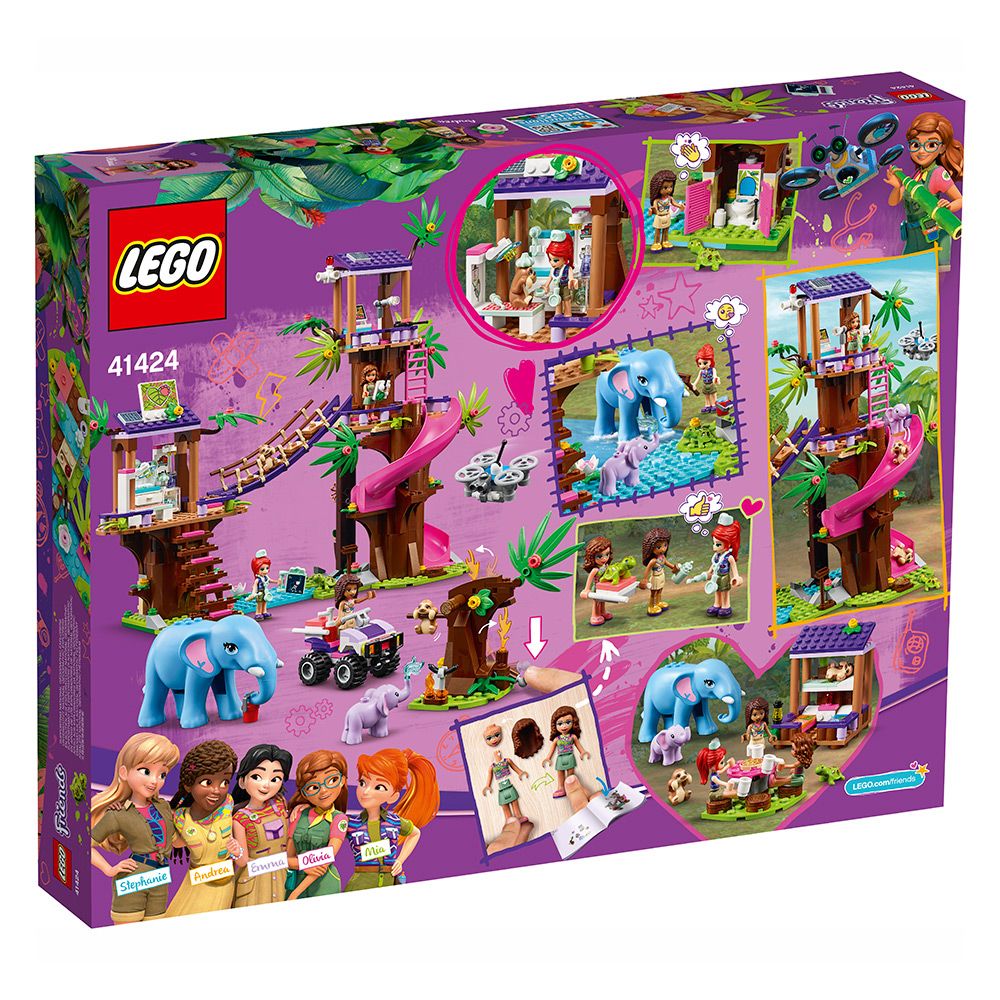 Lego friends jungle on sale rescue base instructions 2020