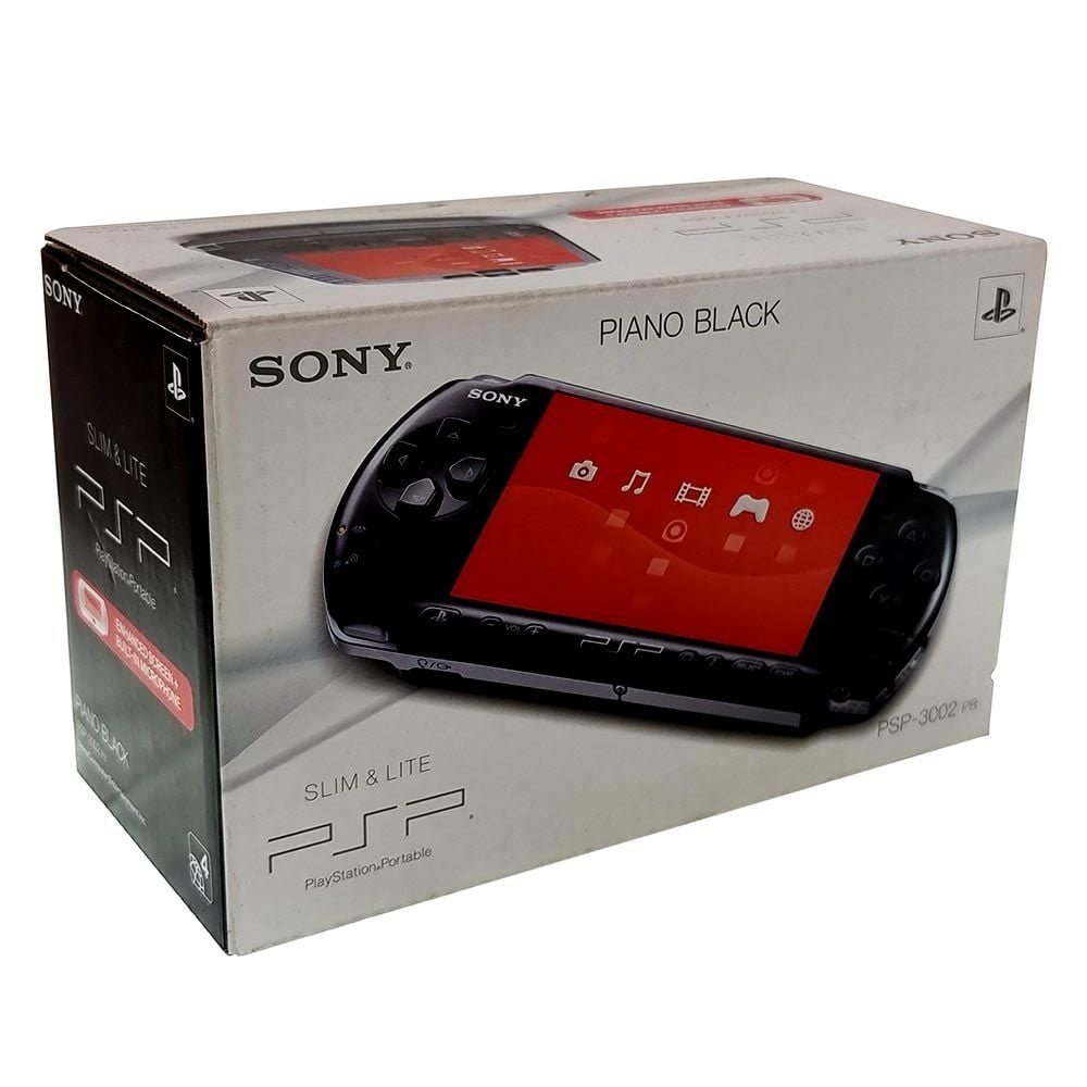 PlayStation Portable 3000 Black Console [Boxed] [Pre-Owned]