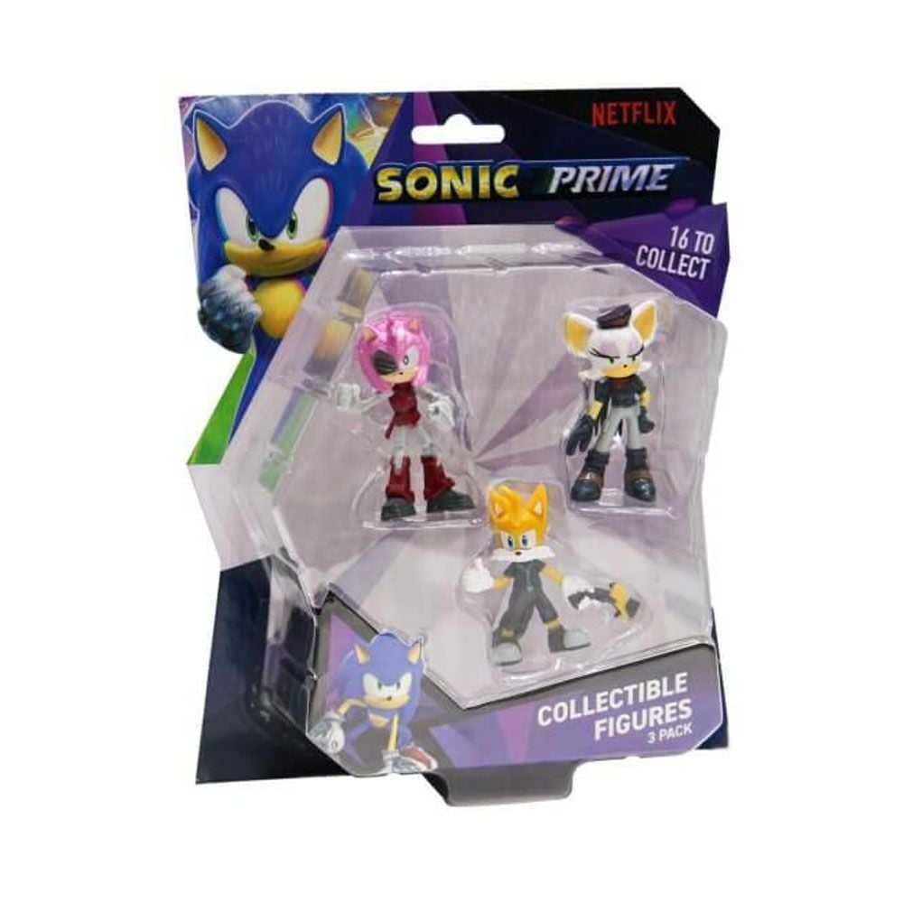 Sonic Prime 6.5cm Collectible Figures 8 Pack Deluxe Box - Assorted*