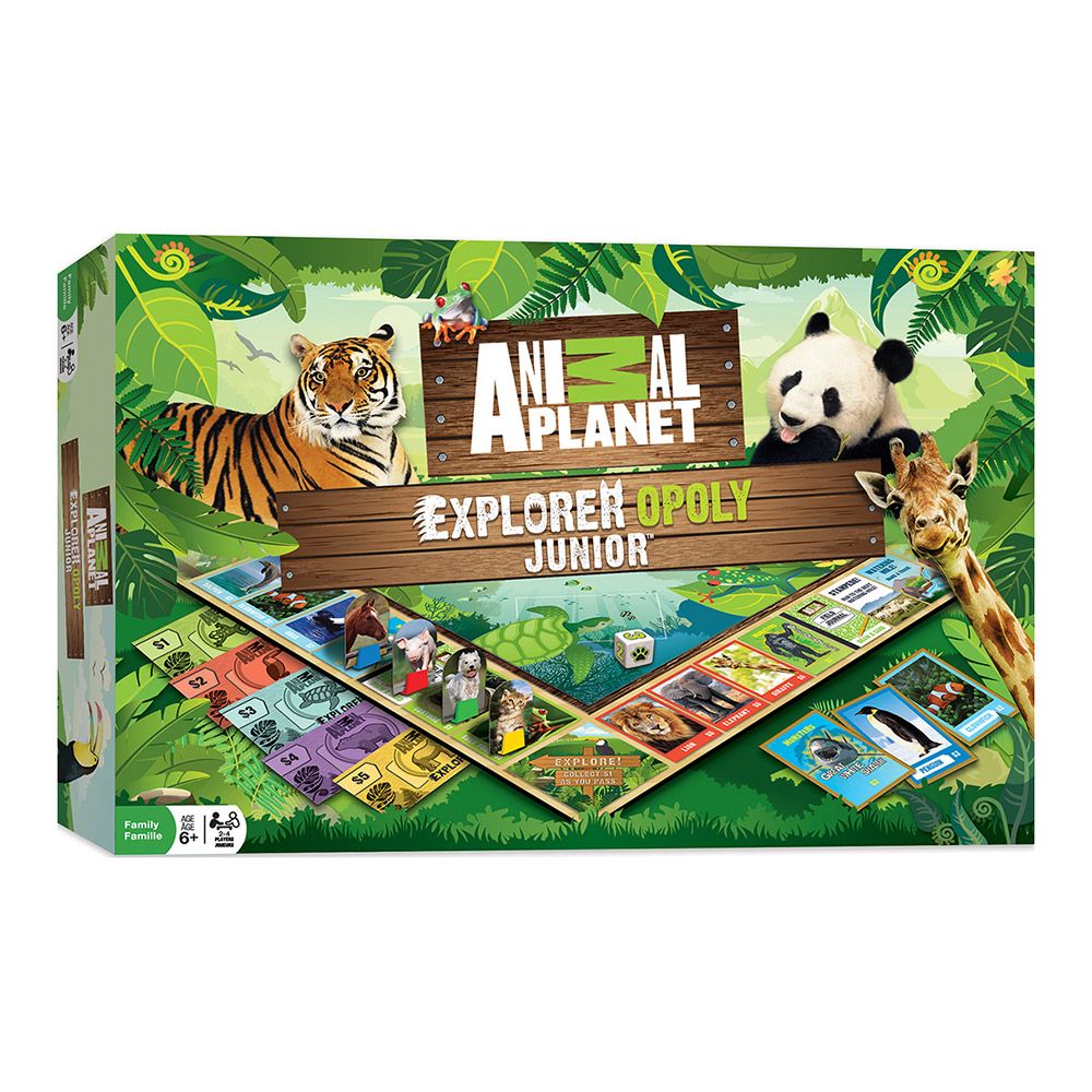 MasterPieces Kids Family Board Games World Of Animals Opoly | Dolly Board  Game | isgb.edu.ar