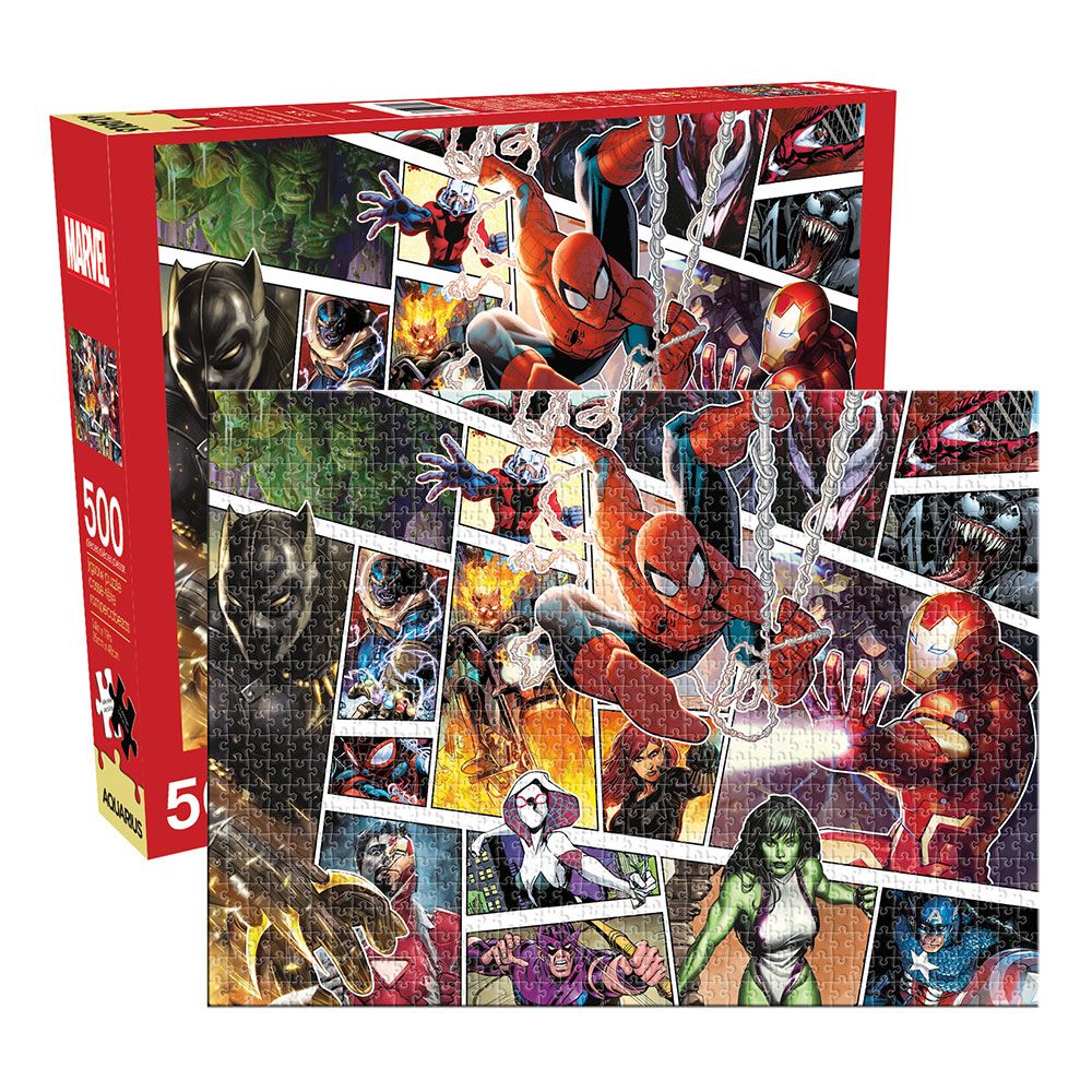 Aquarius Marvel Avengers Cover 500-Piece Jigsaw Puzzle 