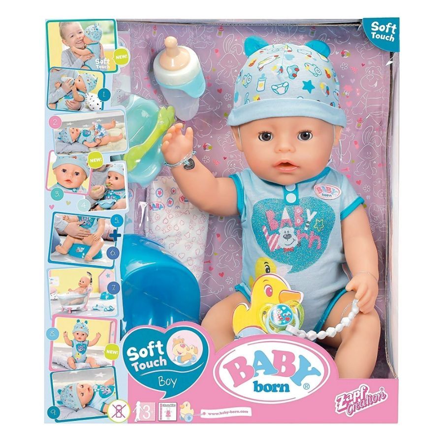 Baby born on sale soft touch clothes