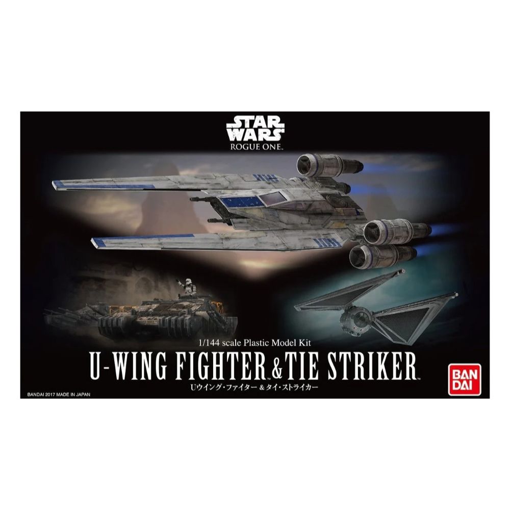 Bandai Star Wars U Wing Fighter Tie Striker 1 144 Scale Vehicle