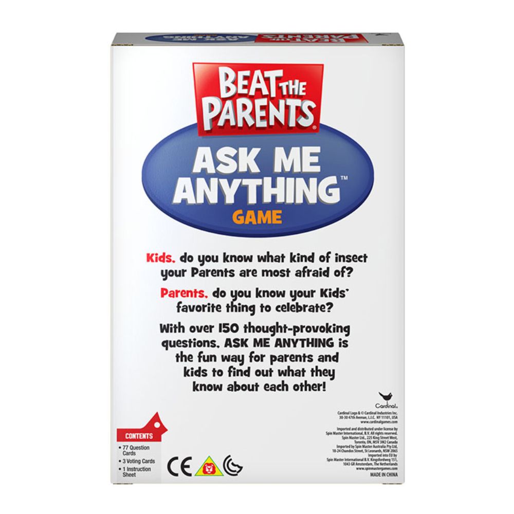 Beat the Parents Ask Me Anything Board Game