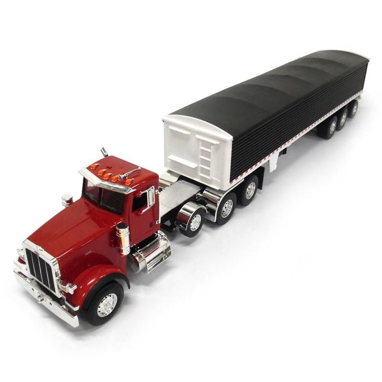 Ertl big farm peterbilt model outlet 367 vehicle with grain trailer