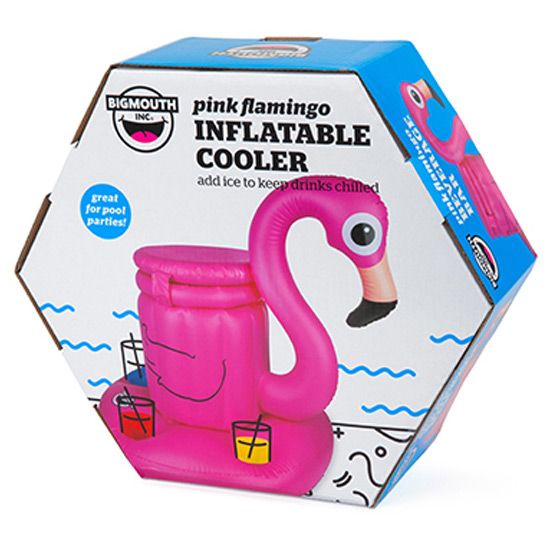 Inflatable discount flamingo cooler
