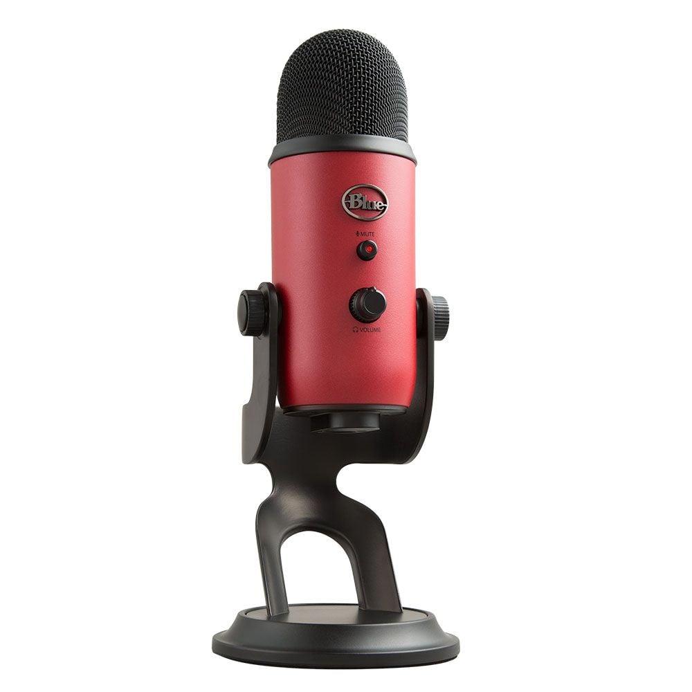 YOUSHARES Blue Yeti Protector - Full Protection Silicon Cover for Yeti &  Yeti Pro Microphone (Satin Red)