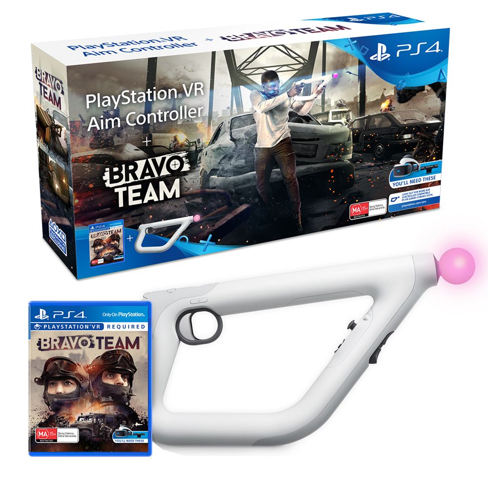 Team with Aim Controller Bundle (PS4, PlayStation VR) The Gamesmen