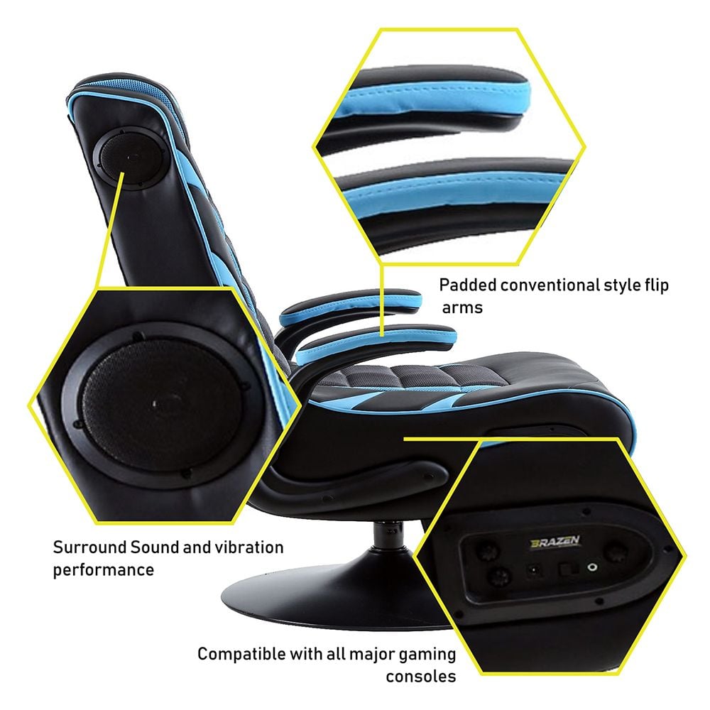 Brazen panther elite discount 2.1 bluetooth gaming chair