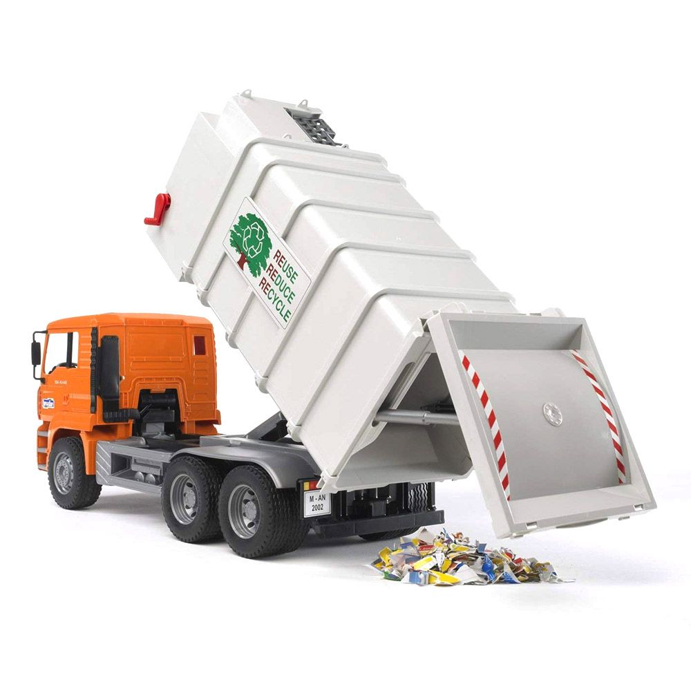 Bruder Man TGA Side Loading Garbage Truck