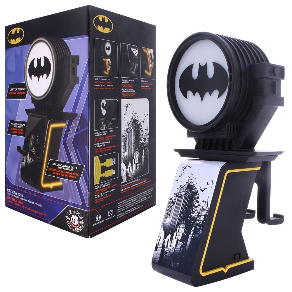 Cable Guys Batman Bat Signal Ikon Phone & Controller Holder | The Gamesmen