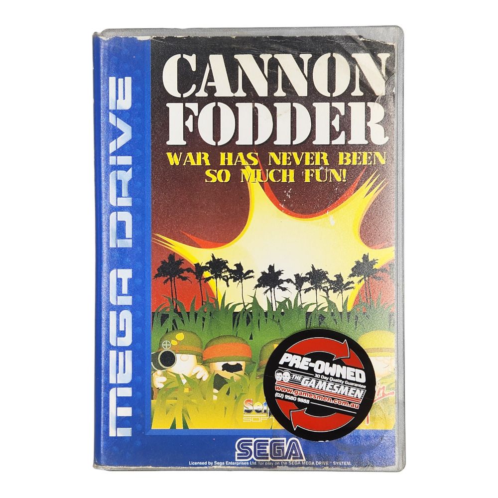 Cannon Fodder Boxed Pre Owned Mega Drive