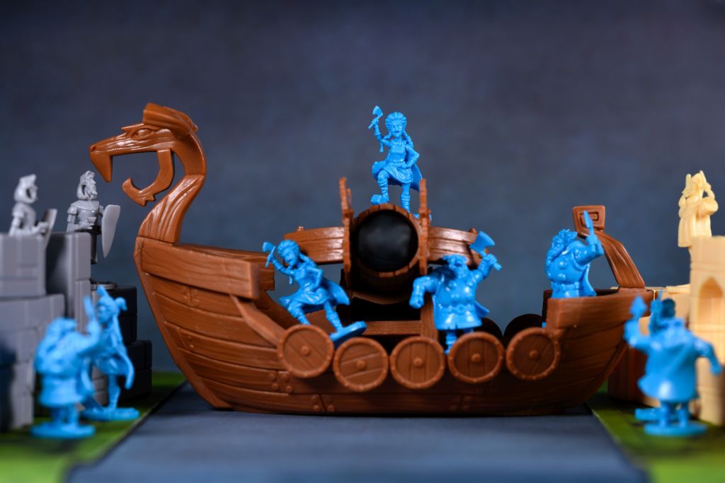 Catapult Feud Vikings Expansion Board Game