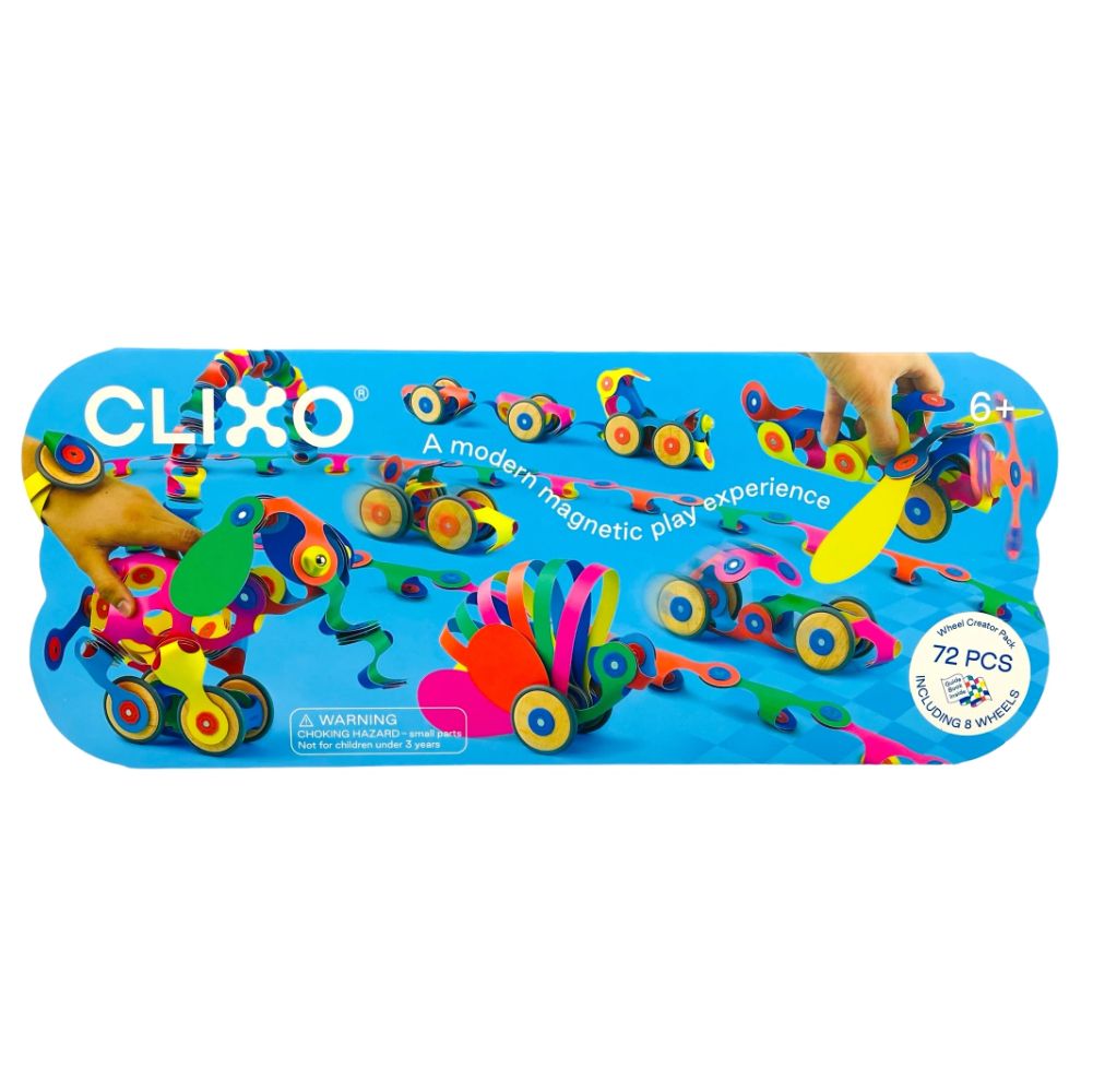 送料無料Clixo Wheel Creator Pack, 72 Pieces Pack - Construction