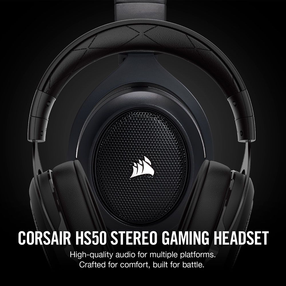 Corsair HS50 Pro Stereo Gaming Headset Carbon