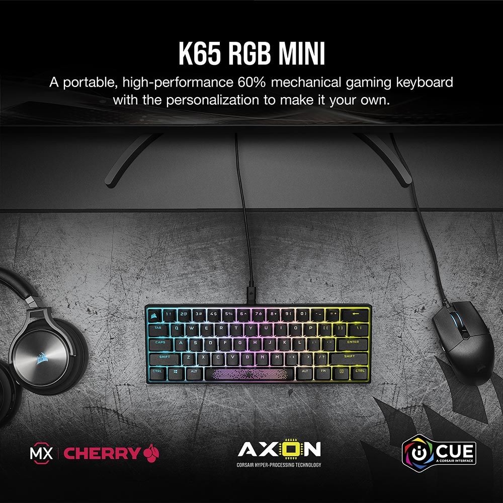 Corsair K65 MINI 60% RGB Mechanical Gaming Keyboard