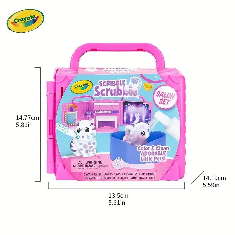 Scribble scrubbie shop salon set