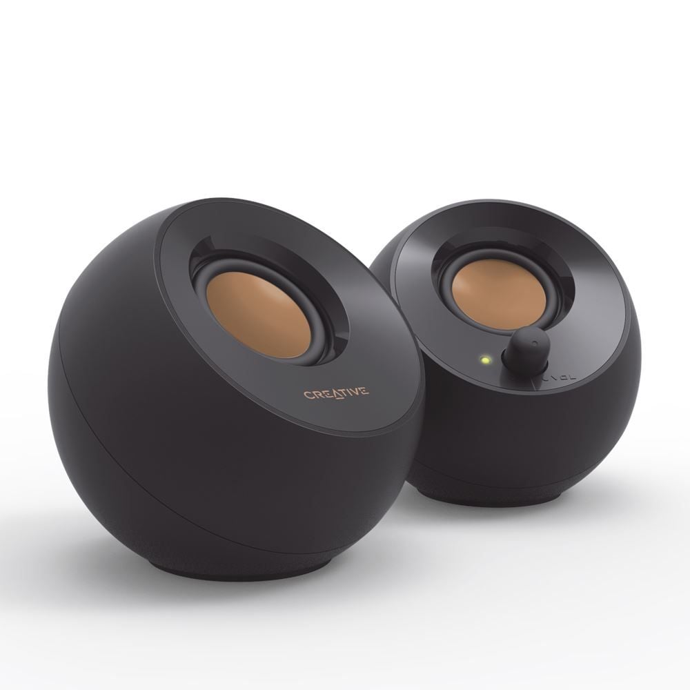 Creative Pebble V3 2 - 0 Bluetooth Speaker System - 8 W RMS - Black