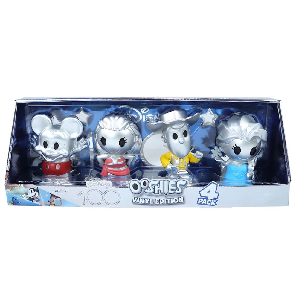 Disney 100 Ooshies Vinyl Edition 4 Pack