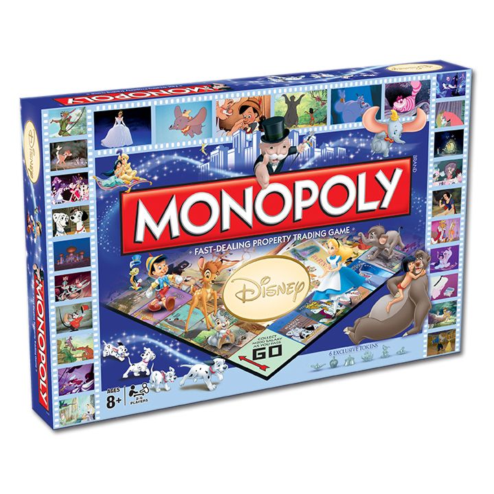 Monopoly Disney Edition Board Game Replacement Board