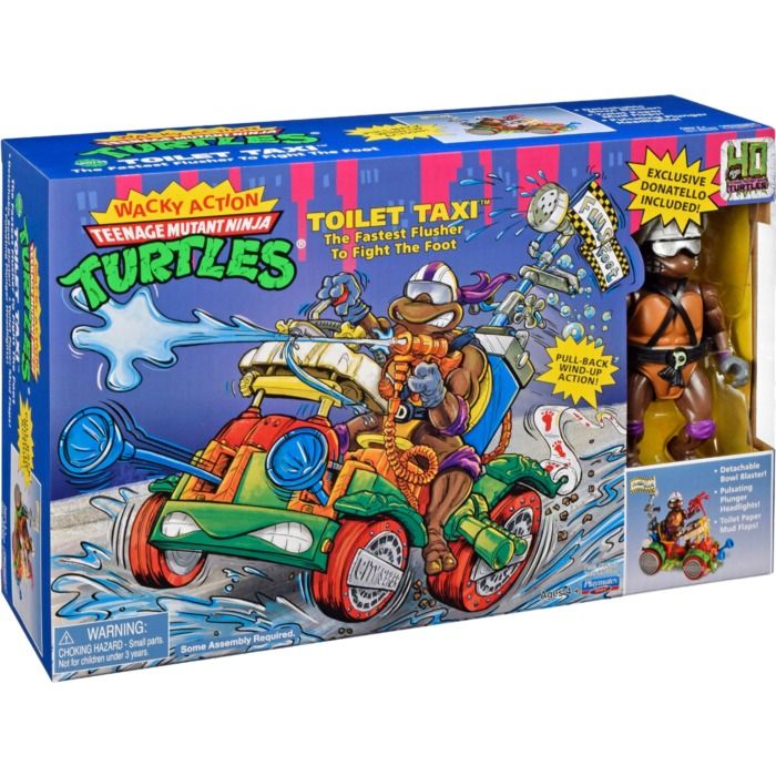 【未開封】再販版 タートルズ ドナテロ トイレットタクシー ToiletTaxi Teenage Mutant Ninja Turtles 40th Anniversary Classic Toilet Taxi