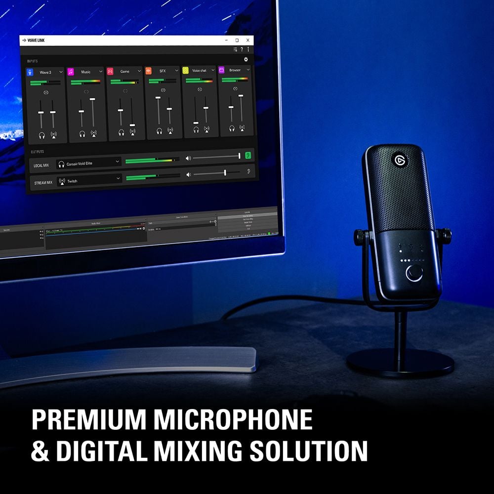 Elgato Wave 3 USB Condenser Microphone – Gear Up! Store