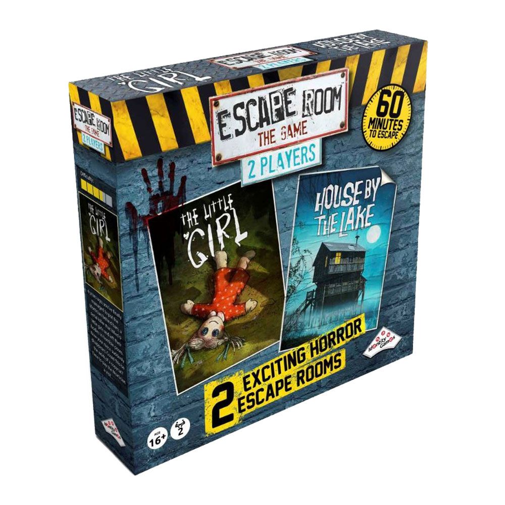 Escape Room The Game 2 Players: The Little Girl & House By The Lake Board  Game