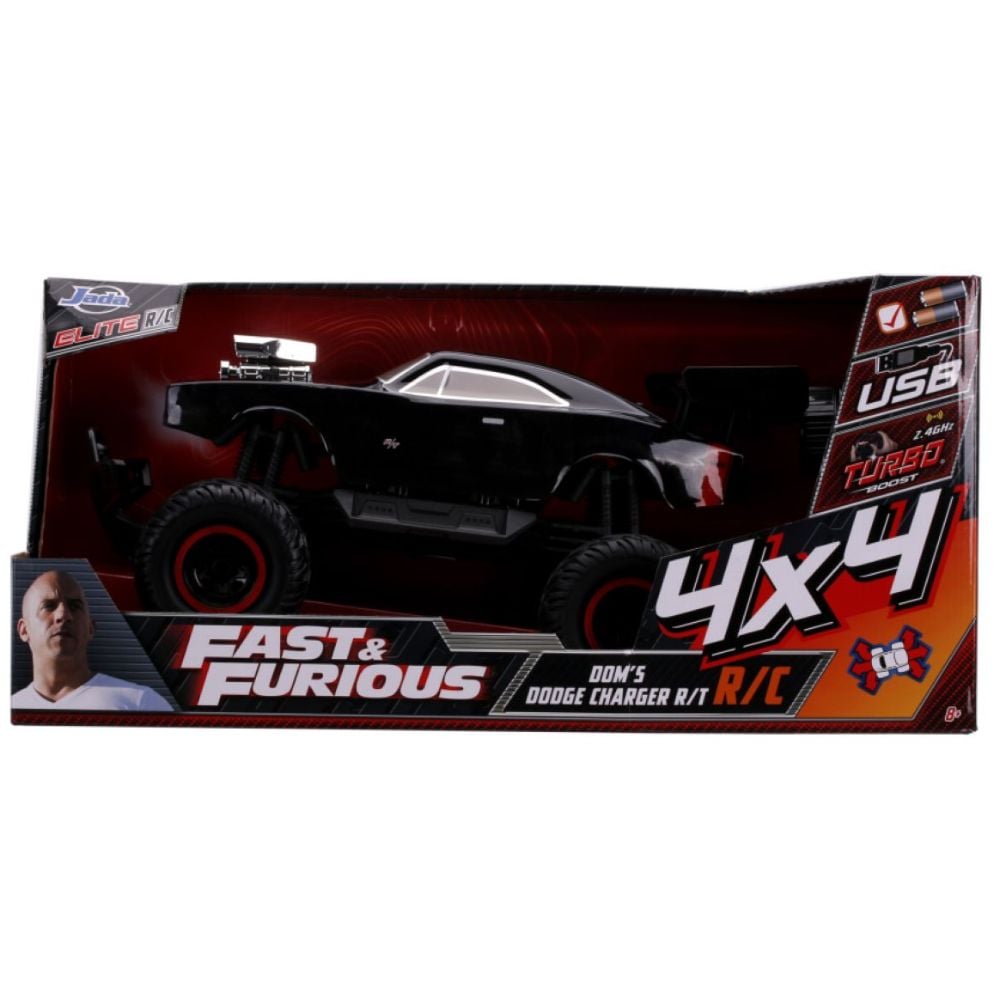 Fast Furious Dom s 1970 Dodge Charger Elite Off Road 1 12 RC Car