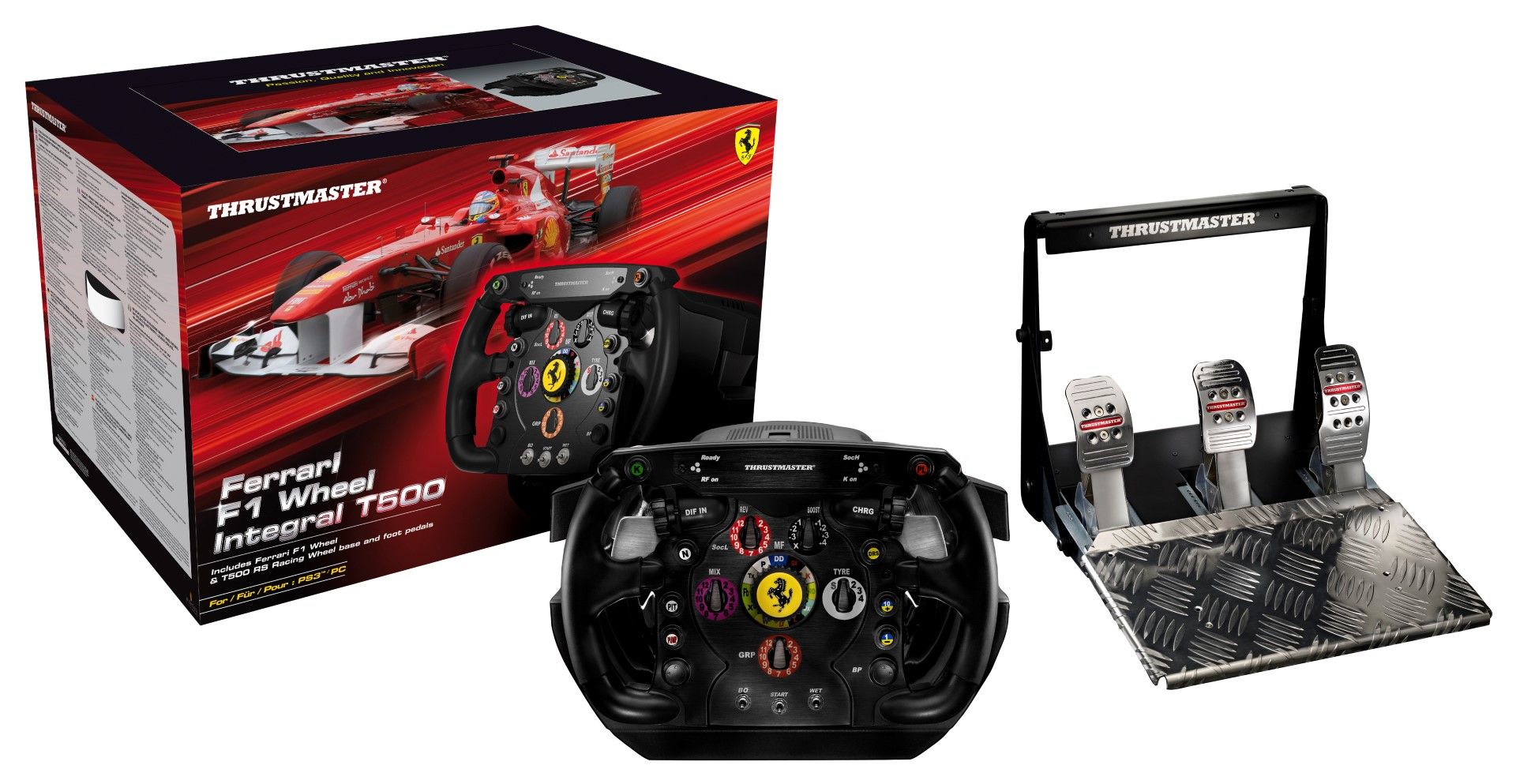 Thrustmaster T500 RS with Ferrari Add-On Wheel (PC, Playstation) Sim Racing