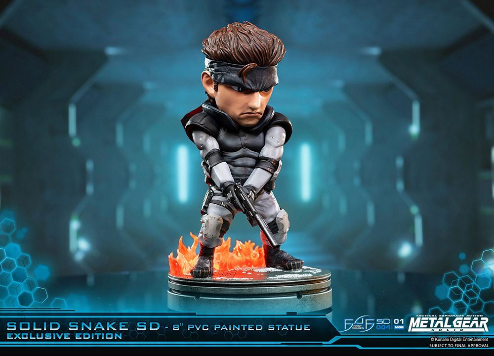 Metal Gear Solid Solid Snake 8 PVC Statue