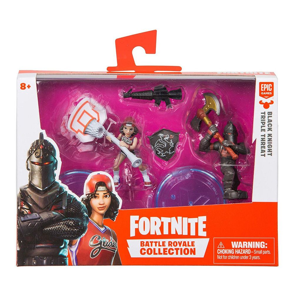 Fortnite Battle Royale Collection Black Knight Triple Threat Figures