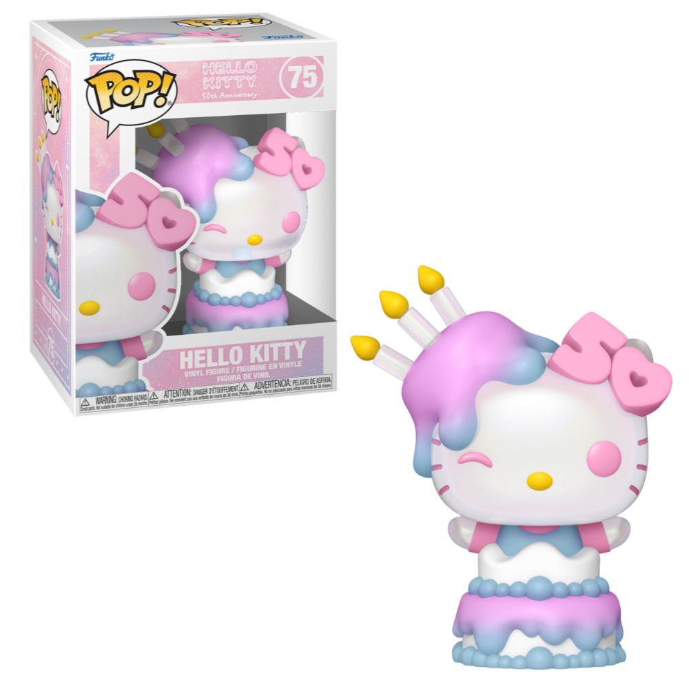  Funko Pop! Sanrio: Hello Kitty 50th Anniversary - Hello Kitty  with Balloons : Toys & Games