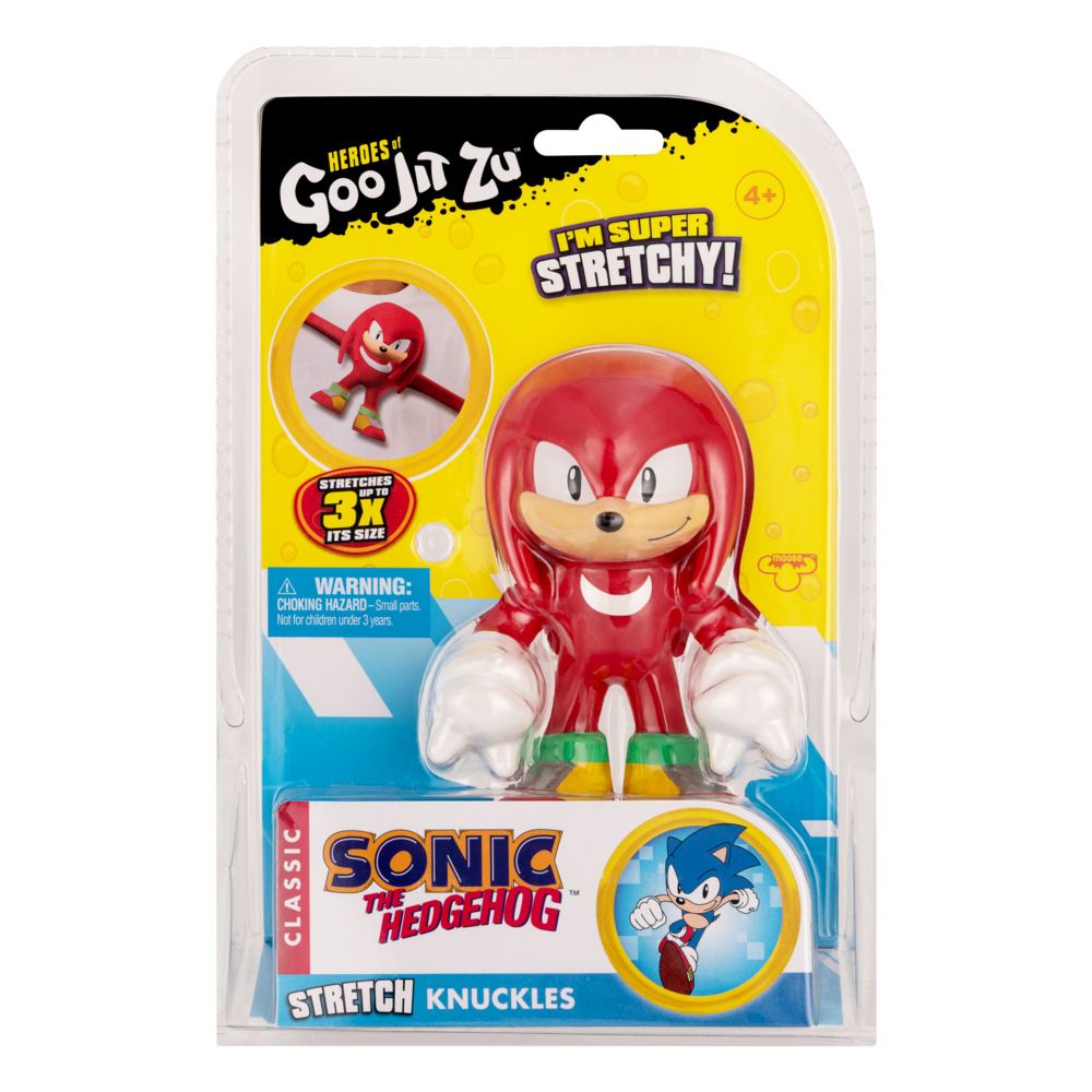 Heroes of Goo Jit Zu Classic Sonic The Hedgehog Hero Pack - Super Stretchy  Sonic 630996413265