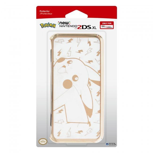 Nintendo new 3ds xl gold pikachu protector shop case