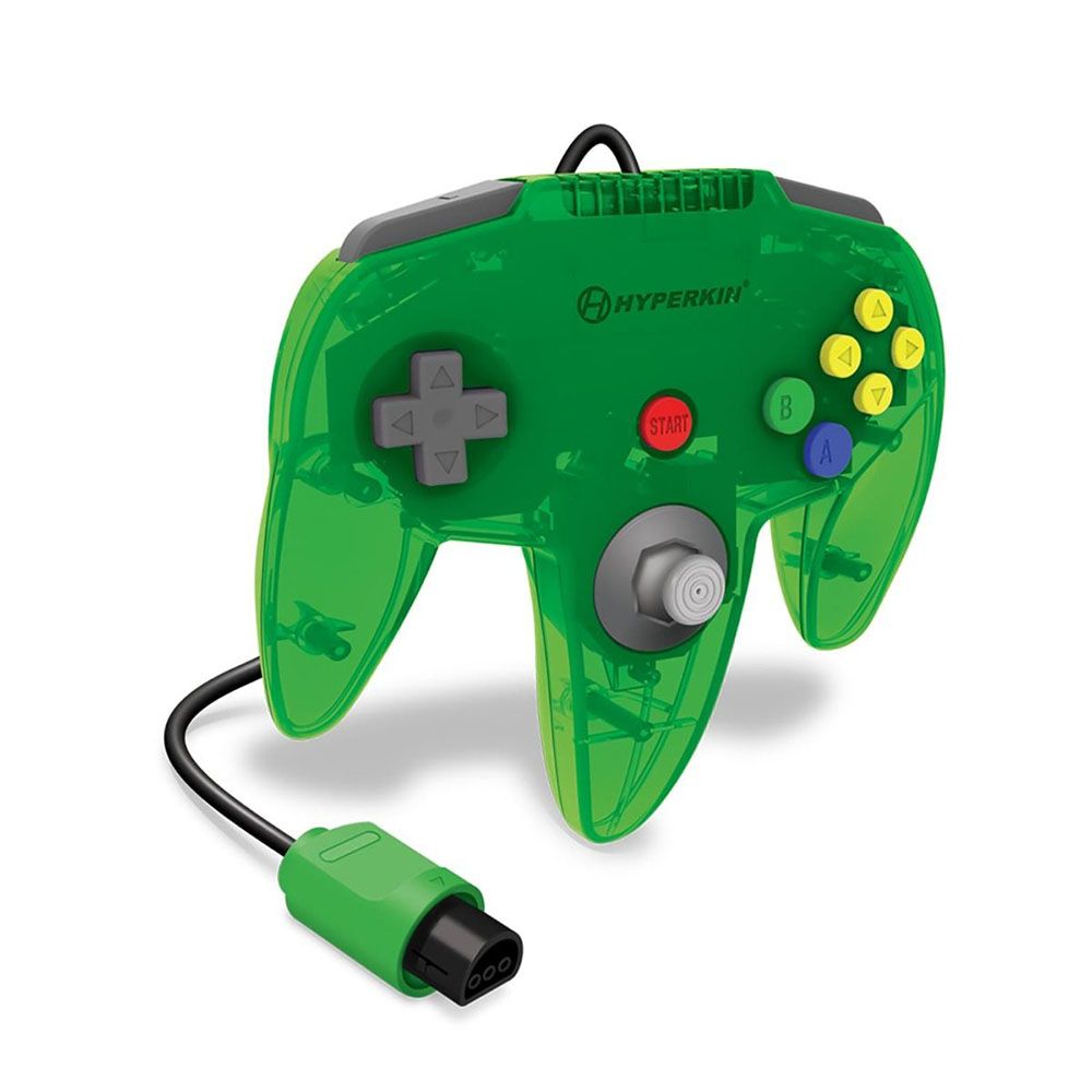 Hyperkin Captain Premium Controller for N64 Lime Green