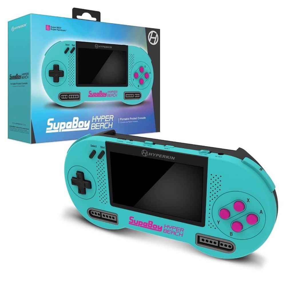 Hyperkin SupaBoy Portable Pocket Console for SNES Blue