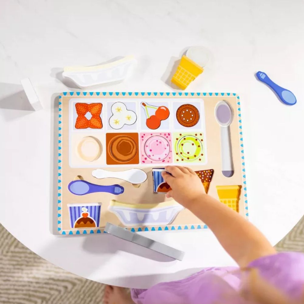 Magnetic ice shop cream set