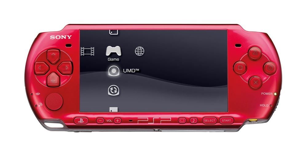 PSP-3000 PlayStation Portable Console (Radiant Red)
