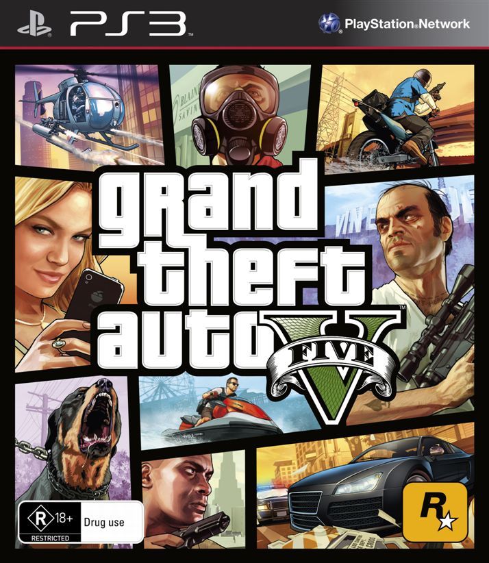 Grand Theft Auto 5 V GTA V For Xbox One X Adult Video Game Open World Game  R18+
