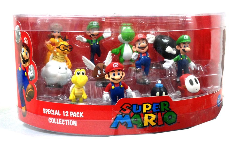 12 figurines Super Mario