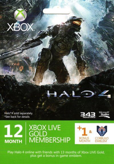 Xbox live gold 4 hot sale month