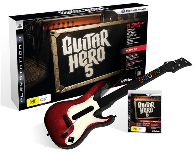 Guitar hero store 5 guitar ps3